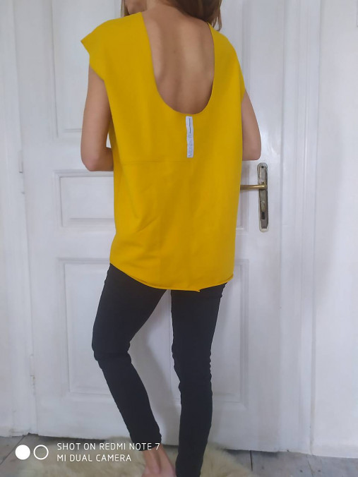 Topy, tričká, tielka - Tričko MUSTARD - 12996373_