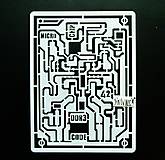 Šablóna Stamperia - 15x20 cm - Microchip