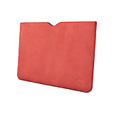 Na notebook - Ochranné puzdro na notebook z brúsenej kože červené - 13001877_