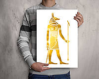 Grafika - Zlatý Anubis - 13002715_