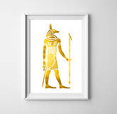 Grafika - Zlatý Anubis - 13002719_