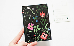 Papier - Pohľadnica "botanica" - 13003555_