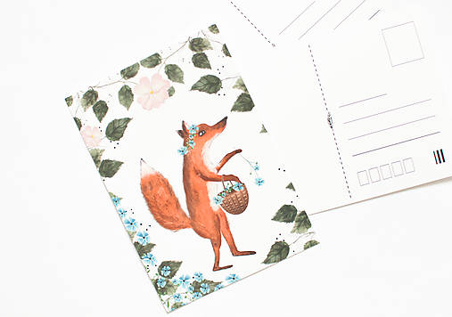  - Pohľadnica "foxie lady" - 13004064_