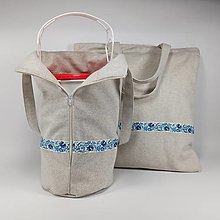 Iné tašky - Set - taška na obedár + nákupná taška - 13008182_