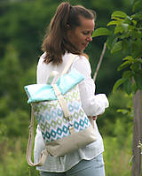 Batohy - Rolltop batoh stromy/čierna - 13007690_
