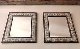 Zrkadlá - Zrkadlo vzor 1  (výška 80 cm, dĺžka 68 cm, hrúbka 2,5 cm, šírka rámu 12 cm) - 13006266_