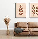 Grafika - Set 2 printov s botanickým motívom (50 × 70 cm (2 ks)) - 13007601_