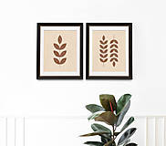 Grafika - Set 2 printov s botanickým motívom (50 × 70 cm (2 ks)) - 13007602_