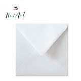 Papier - Obálka biela štvorcová 140x140 mm - 13017972_