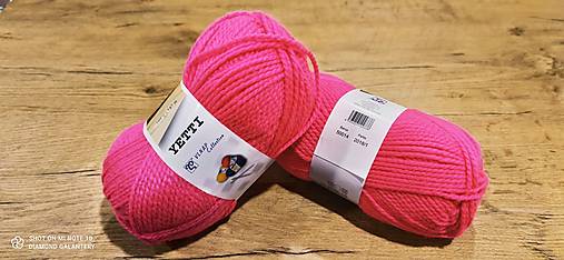 Galantéria - Yetti (50014 - neónová ružová) - 13016503_