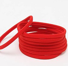 Galantéria - CE103 Nylónová elastická čelenka pre deti (Červená) - 13019045_
