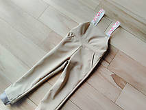 Detské oblečenie - Softshellove nohavice na traky - 13016646_