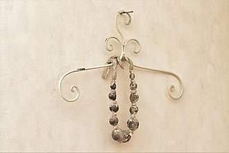 Náhrdelníky - Hodvábny náhrdelník. - 13023781_