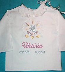 Detské oblečenie - Košieľka na krst - 13023945_