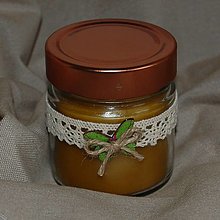 Svietidlá a sviečky - Sviečka v strednom sklenom poháriku - 13023335_