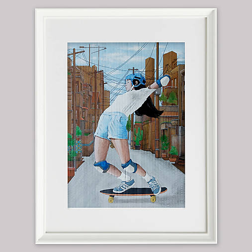 Grafika - Blue sky rider grafika - 13024173_