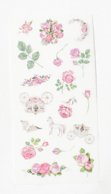 Papier - Akvarelový set - nálepky "floral" - 13023798_