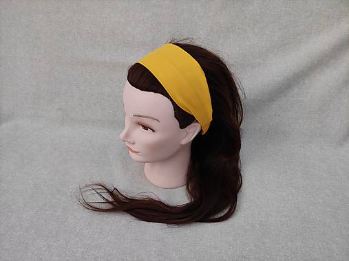 Ozdoby do vlasov - Čelenka žltá (veselé leto) - 13020079_