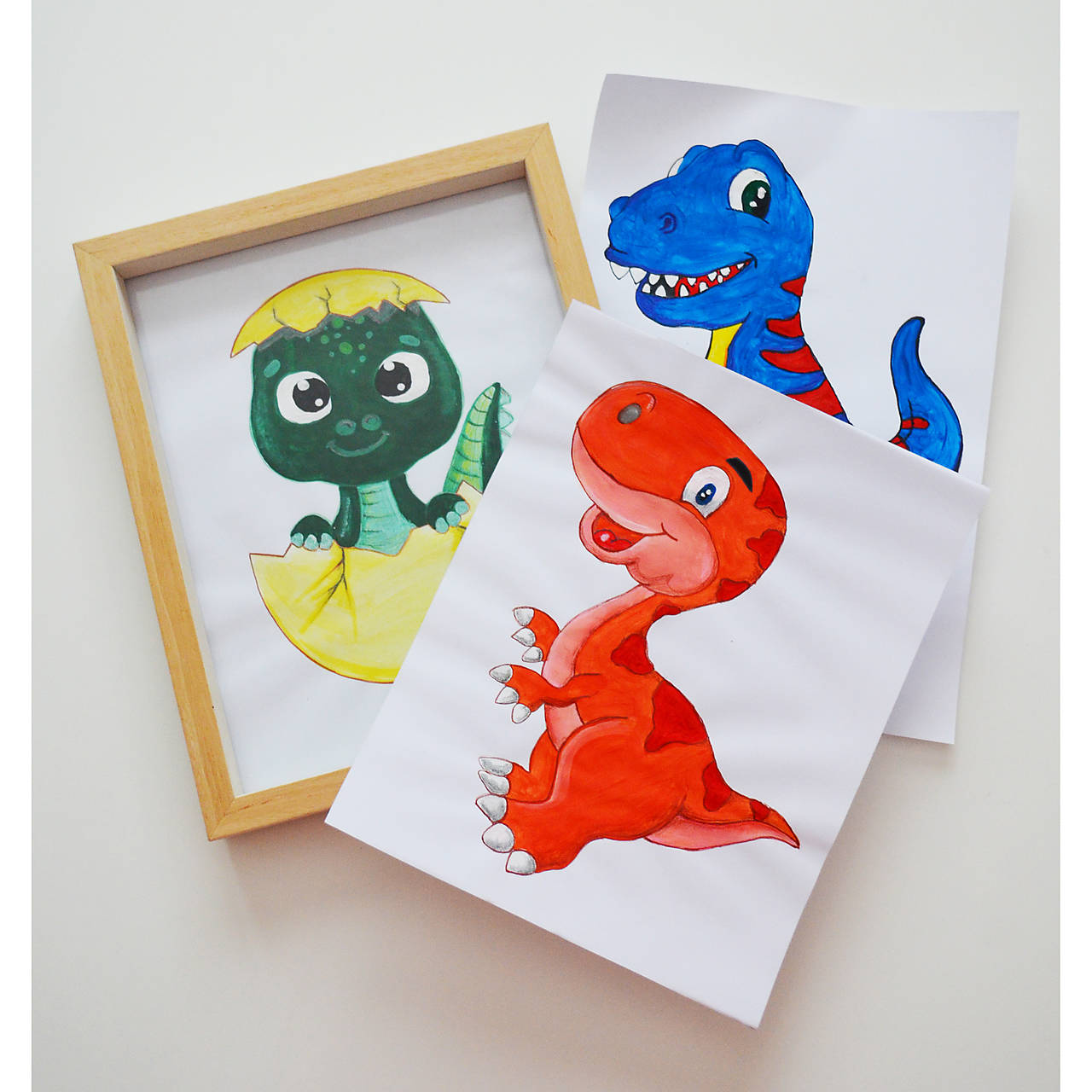 Maľovaný obraz do detskej izby (Bez rámu na hrubom papieri)