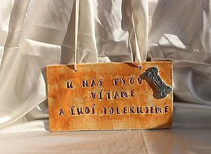 Dekorácie - Tabuľka na dvere "Psíčkar" - 13026335_