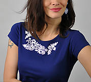 Topy, tričká, tielka - Tričko Lina Blue - 13028679_