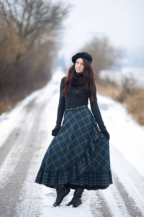 Sukne - zavinovacia sukňa Marta - 13027502_