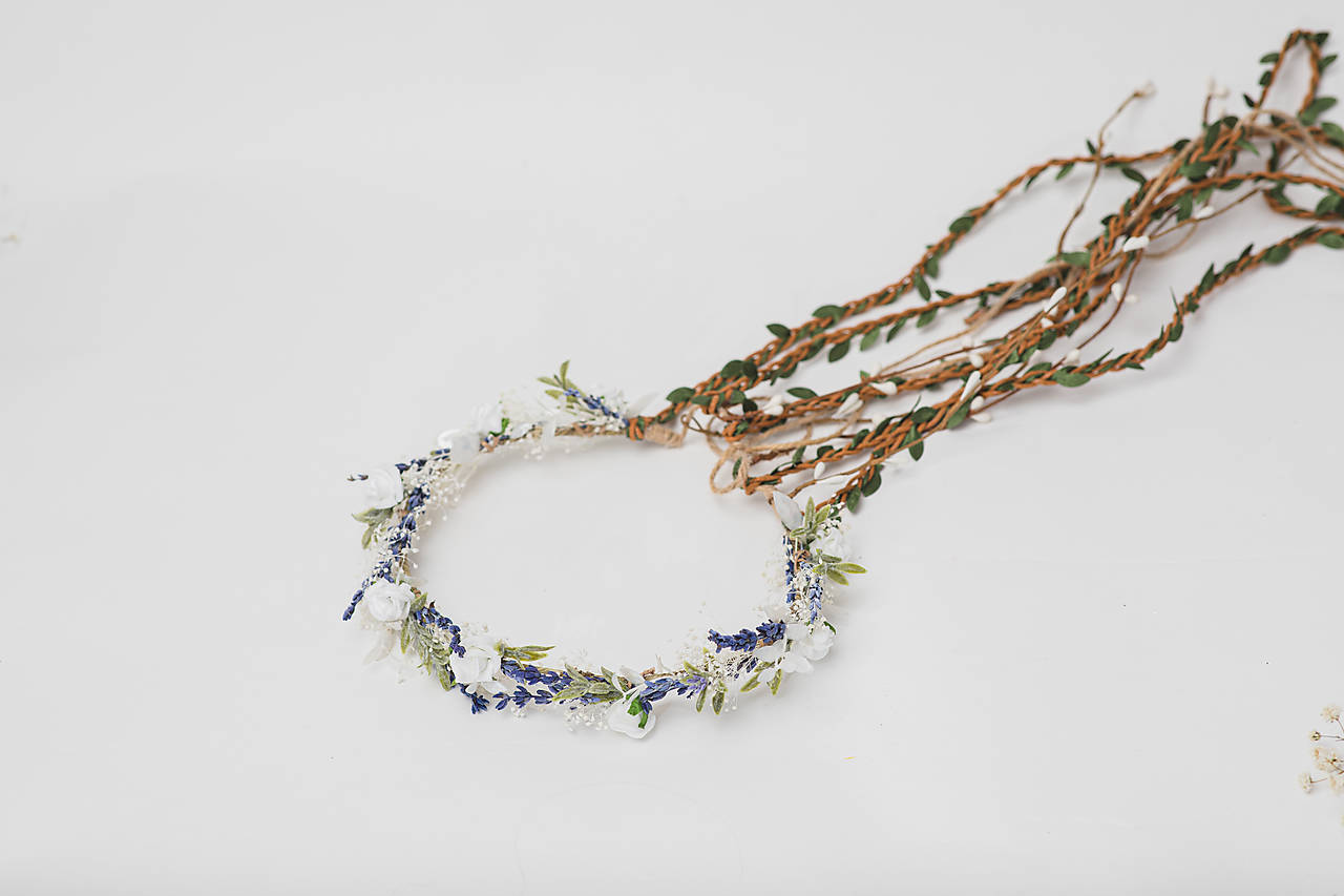 Venček so závojom "ráno vonia tebou"