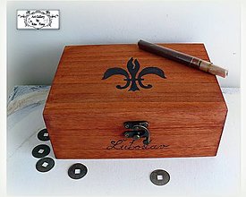Úložné priestory & Organizácia - Krabica na cigary "Francúzska ľalia" - 13025098_
