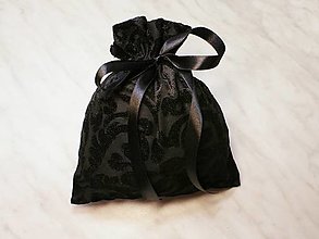 Úžitkový textil - Darčekové zamatové vrecúško, kozmetický sáčok, vrecúško na šperky, - 13032032_