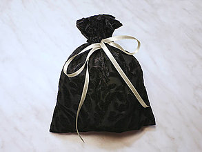 Úžitkový textil - Darčekové zamatové vrecúško, kozmetický sáčok, vrecúško na šperky, - 13032269_