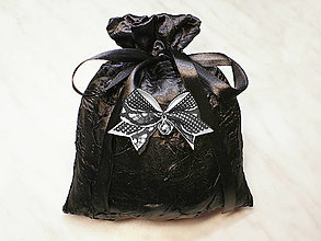 Úžitkový textil - Darčekové saténové vrecúško, kozmetický sáčok, vrecúško na šperky, - 13032756_