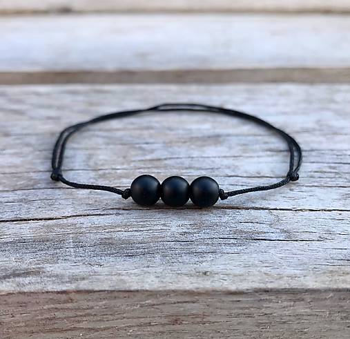 Náramky - Náramok - ónyx - 13029192_