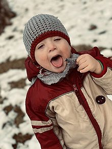 Detské čiapky - Detská zimná čiapka - VMeríne - 13033375_