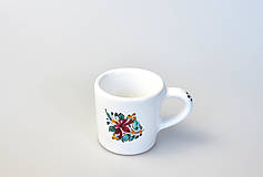 Nádoby - Šálka kávová s mini dekorom - 13038575_