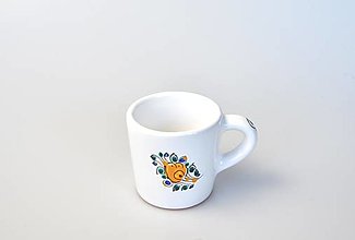 Nádoby - Šálka kávová s mini dekorom (Habánska) - 13038605_