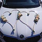 Dekorácie - Srdcia na svadobné auto - 13036550_
