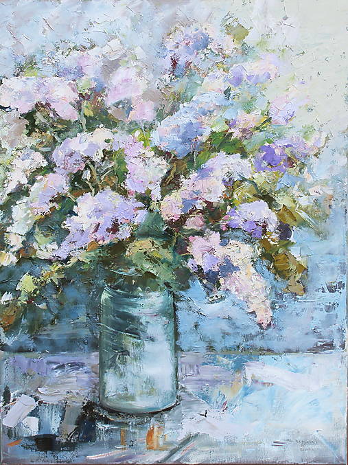 Obrazy - Kytica orgovánu - 13034706_