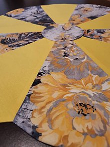 Úžitkový textil - Na žltú nôtu -dekoračný obrus - 13037290_