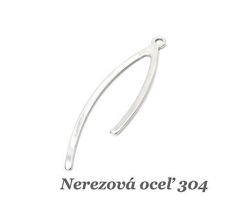 Komponenty - Rybia kosť /M8124/ - nerezová oceľ 304 - 13041454_