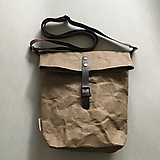 Pánske tašky - Pánska crossbody taška (s bavlnenym popruhom) - 13039596_