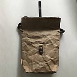 Pánske tašky - Pánska crossbody taška (s bavlnenym popruhom) - 13039597_