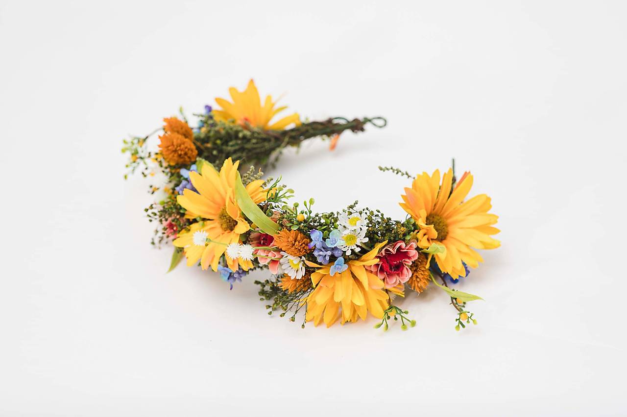 Kvetinový polvenček "jarné pošteklenie" 