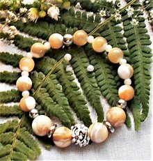 Náramky - Luxusná perleť- náramky (Latte perleť) - 13047164_