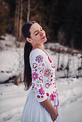 Šaty - Svadobné šaty farebné kvety Vajnory - 13046874_