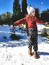 Detské oblečenie - Softshellky jarné “horou hlbokou”  (98 (2-3 r.) dl: 60cm) - 13043611_