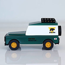 Hračky - Drevené terénne auto - Land Rover Defender III - 13044898_