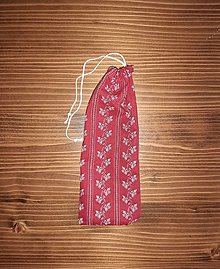 Úžitkový textil - Červený ľudový motív - 13050614_