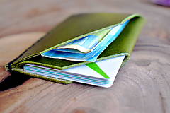 Peňaženky - handmade kompaktná peňaženka do vrecka (Fialová) - 13052746_