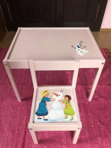 Stolík a stolička pre deti- Ľadové kráľovstvo