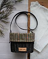 Kabelky - Malá prútená kabelka na rameno INVIERNO N°4 - 13054347_